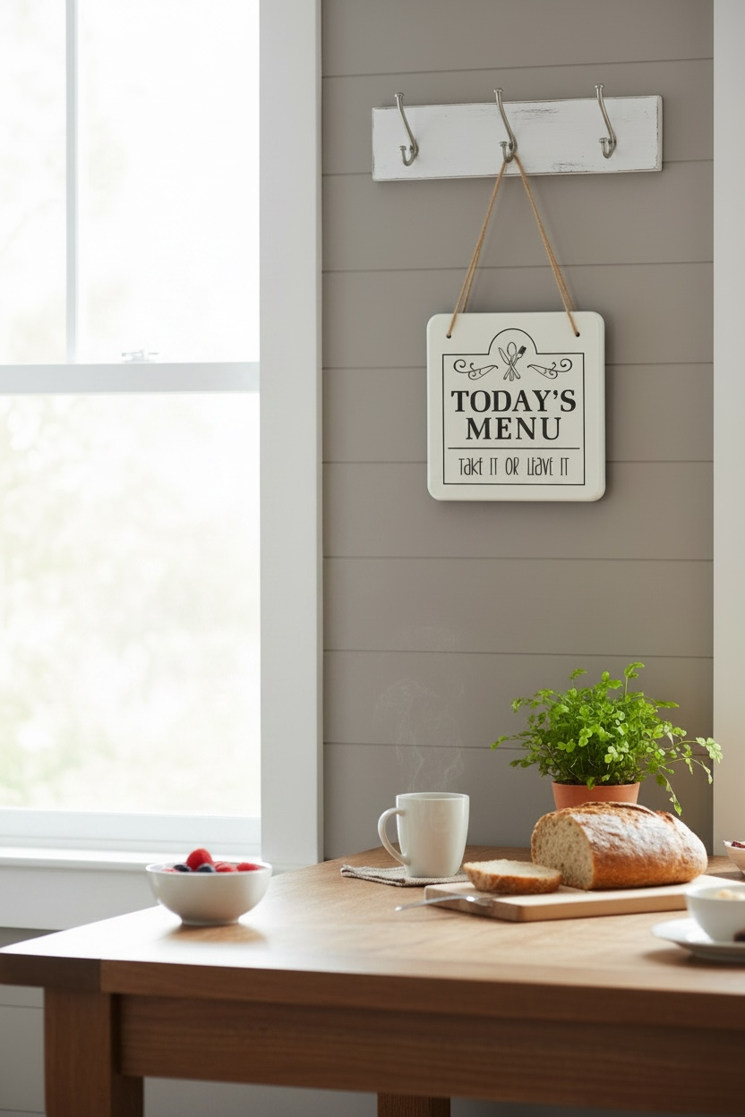 Letrero Menu