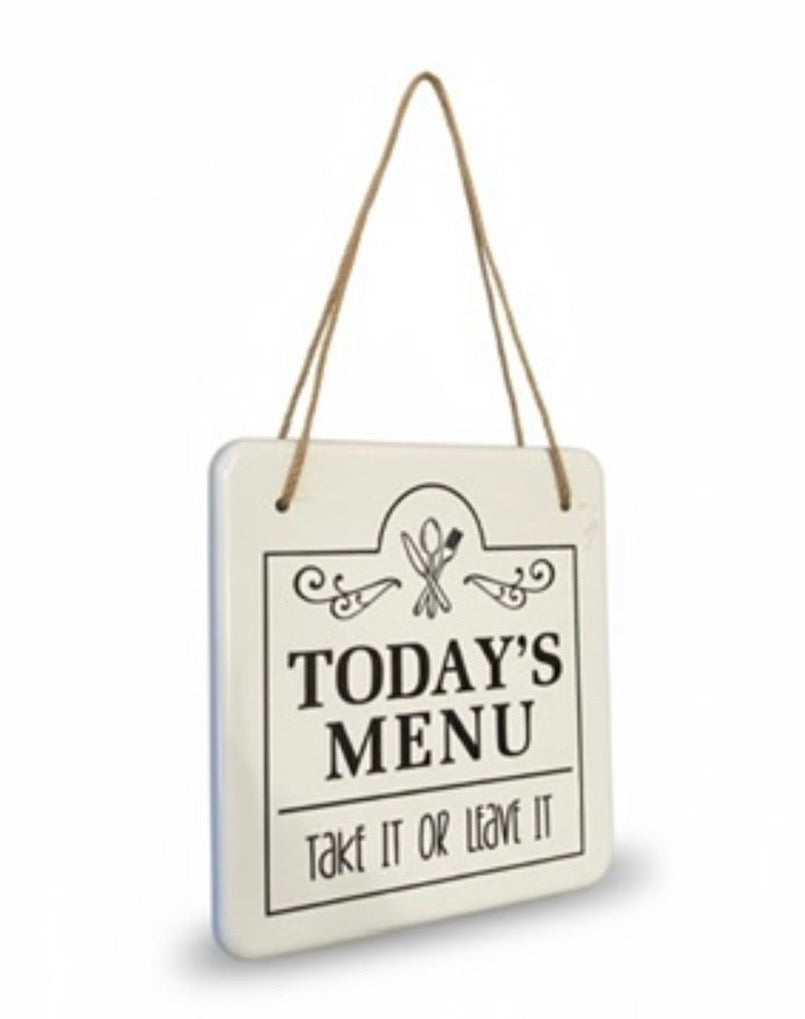 Letrero Menu